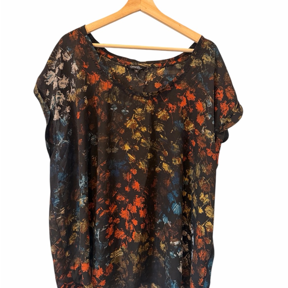 George Women's Chiffon-like Top